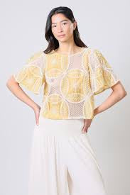 Traffic People | Rene Blouse - Yellow