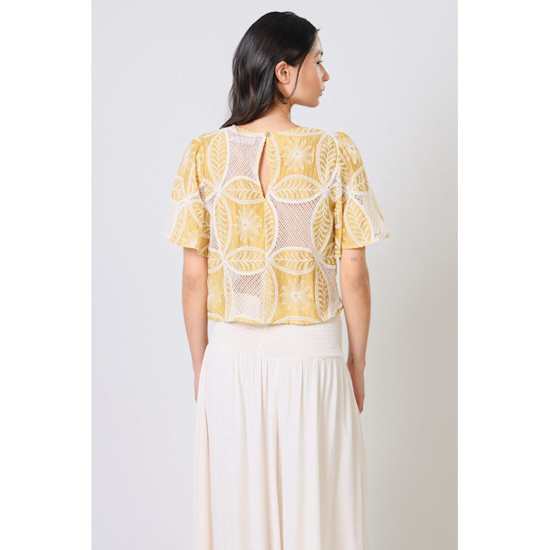 Traffic People | Rene Blouse - Yellow