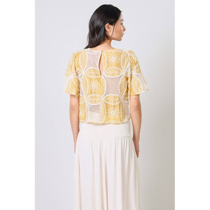 Traffic People | Rene Blouse - Yellow