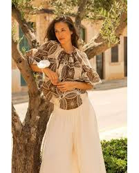 Traffic People | Rose Blouse - Choc