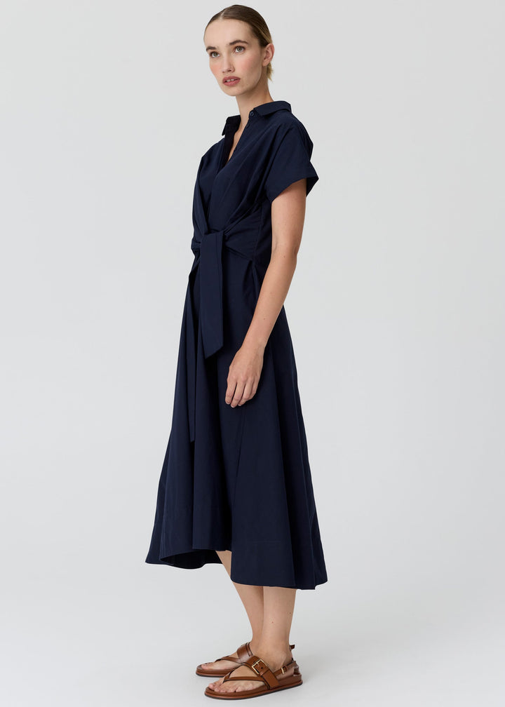 Pol | Elina Wrap shirt dress - Ink