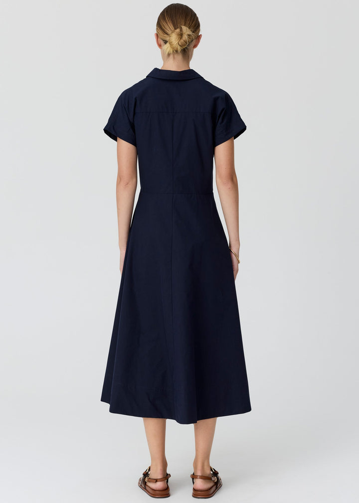 Pol | Elina Wrap shirt dress - Ink
