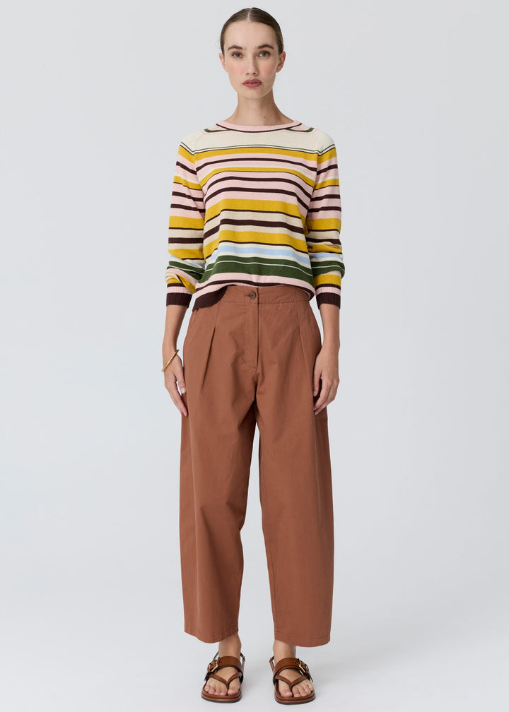 Pol | Tiller knit - Pink Multistripe
