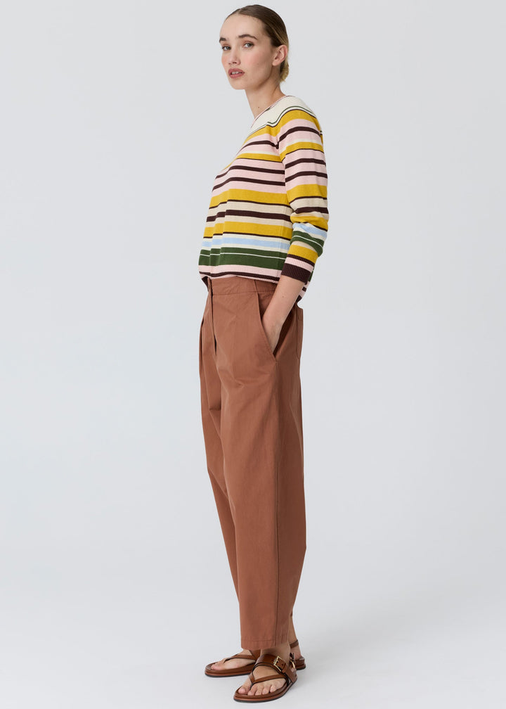 Pol | Tiller knit - Pink Multistripe