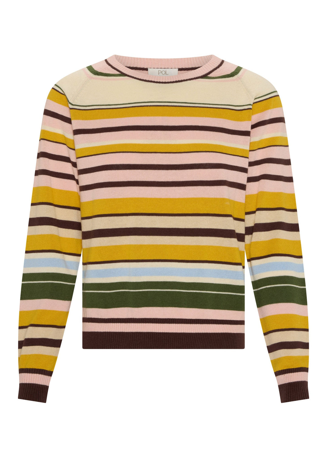 Pol | Tiller knit - Pink Multistripe