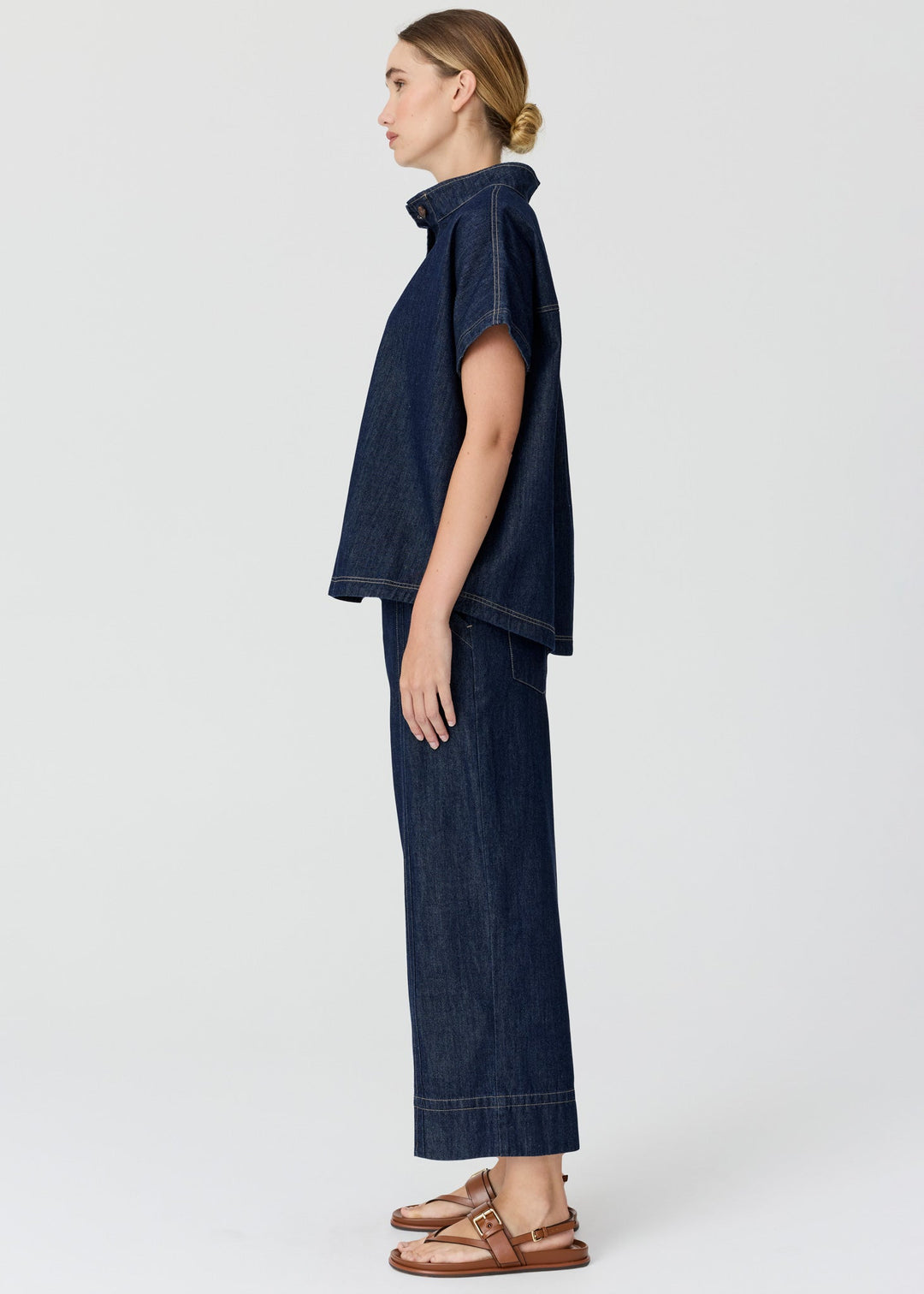 Pol | Anise Denim shirt- Ink