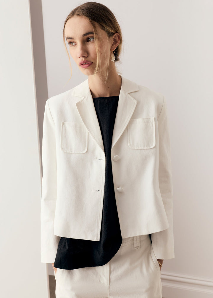 Pol | Lira Jacket - White