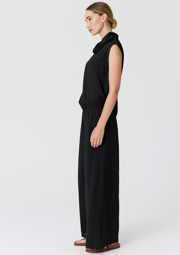 Pol | Fennel Cowl Neck top - Black