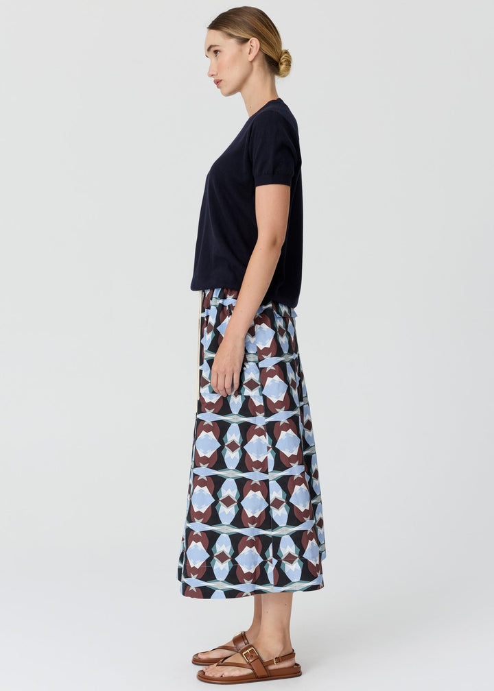 Pol | Dillen Tee with Tipping - Ink/Toffee