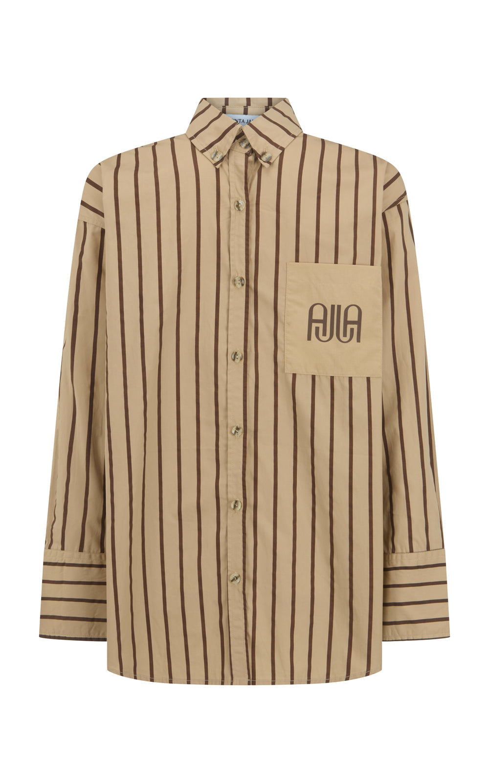 Araminta JAMES | AJJA STRIPE SHIRT SAND