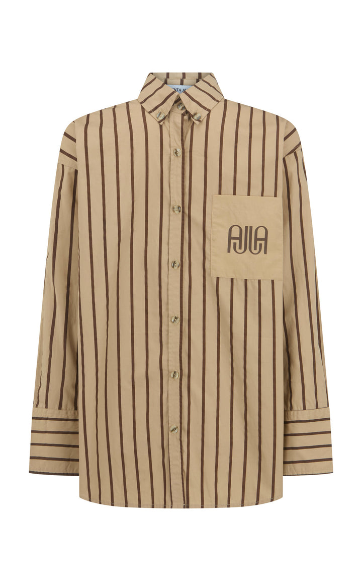 Araminta JAMES | AJJA STRIPE SHIRT SAND