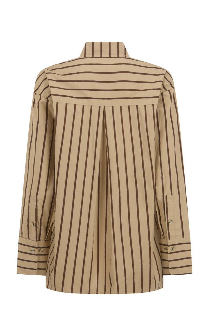 Araminta JAMES | AJJA STRIPE SHIRT SAND