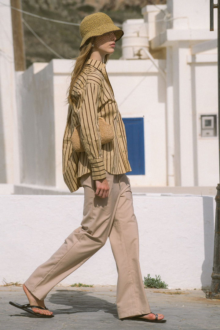 ARAMINTA JAMES I AJ TWILL PANT BEIGE