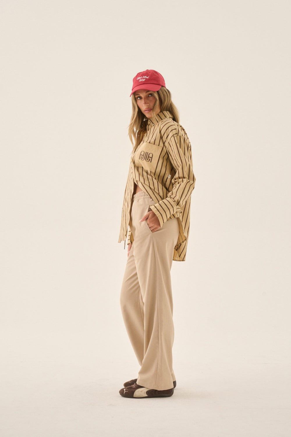 ARAMINTA JAMES I AJ TWILL PANT BEIGE