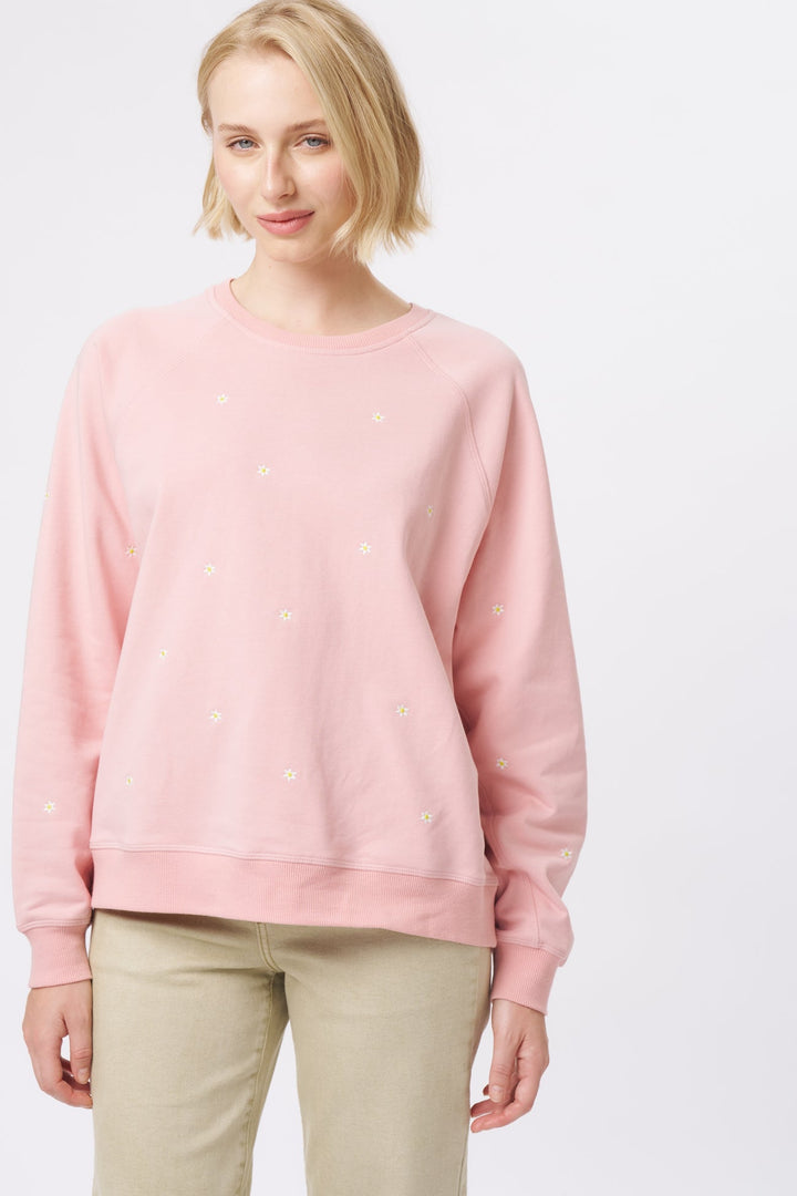 Patti Sweatshirt | Daisy - Musk Pink