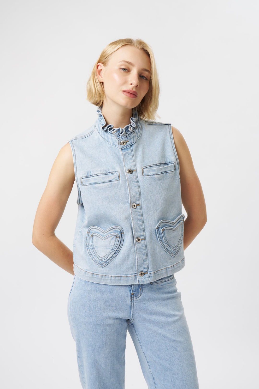 KIREINA | Amy Vest - Sky Blue