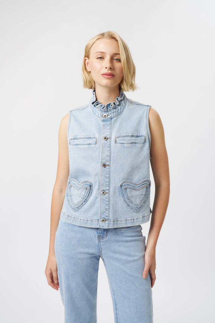 KIREINA | Amy Vest - Sky Blue