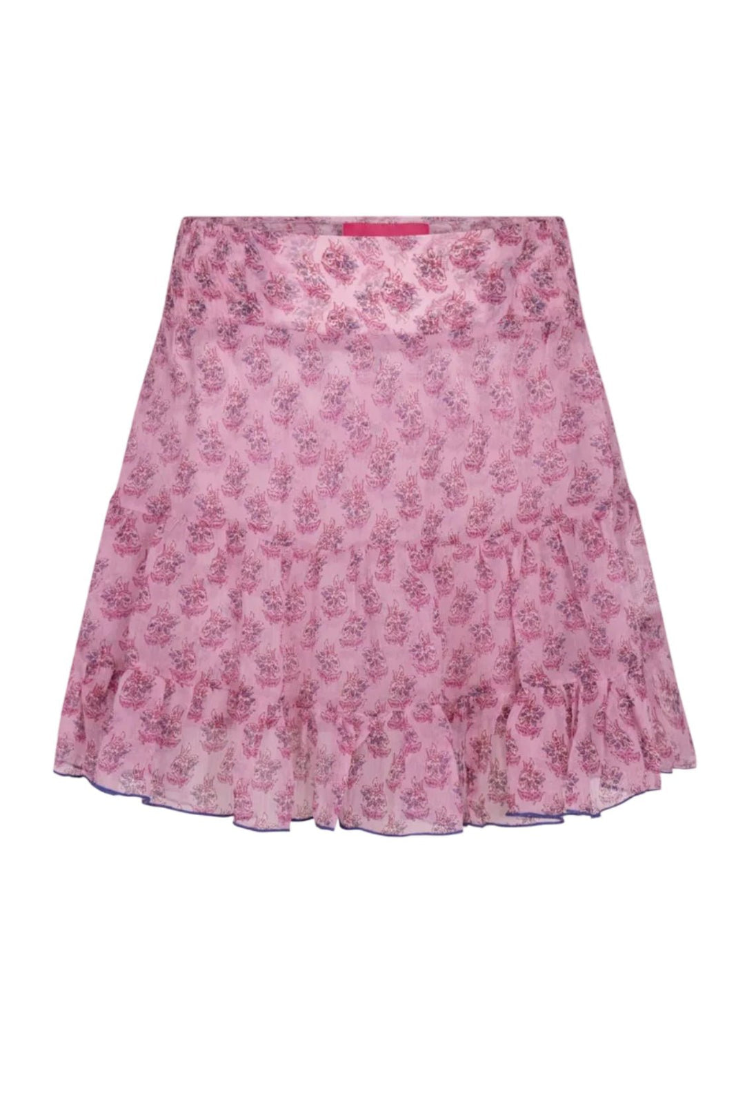 Place du Soleil | Lilac Rosa Flower Chiffon Skirt