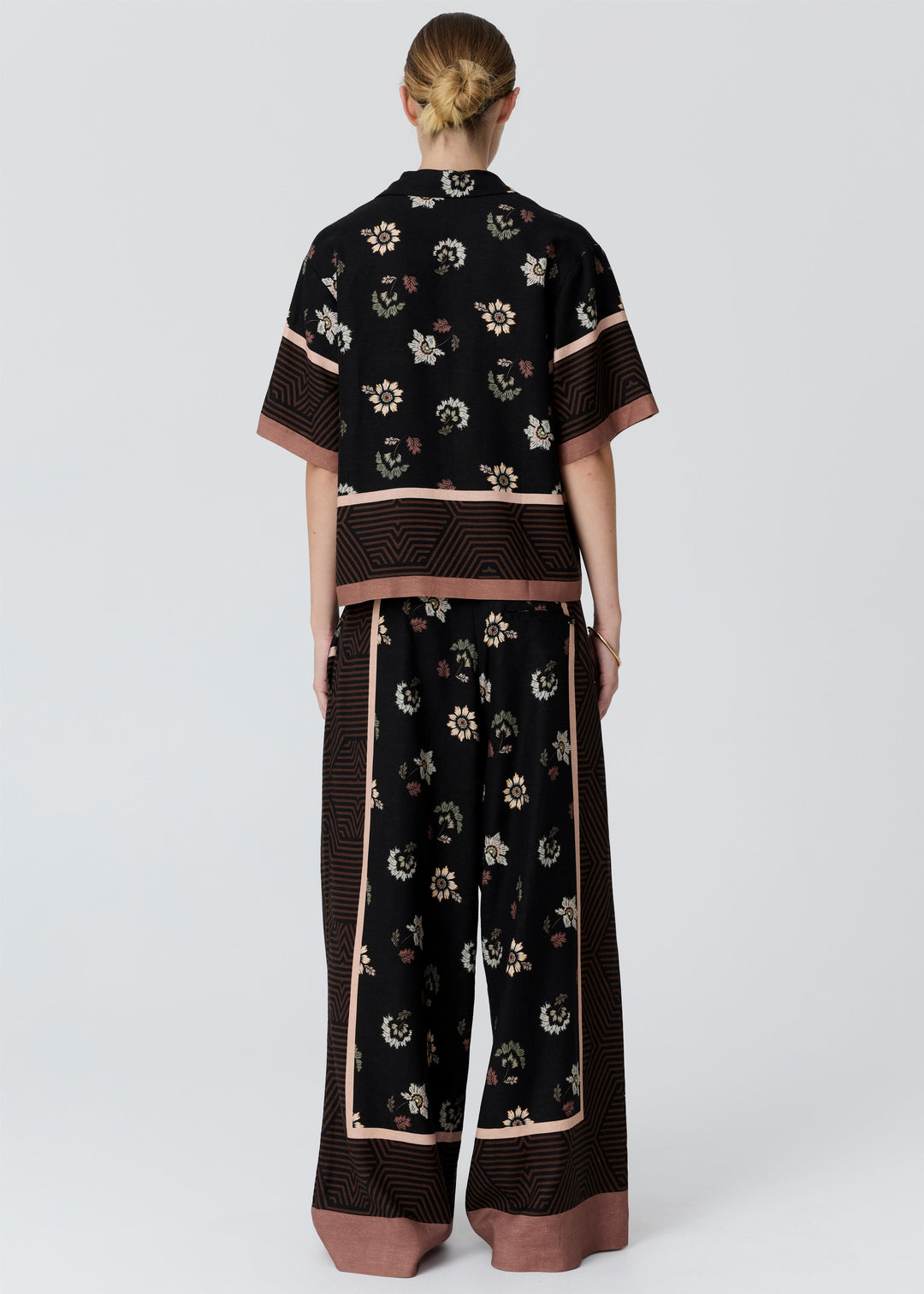 POL Clothing | Trellis Shirt | Trellis Scarf Print