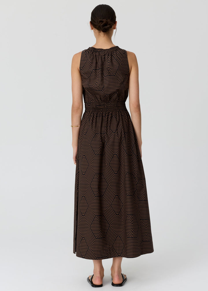 POL Clothing| Trellis Tank Dress | Trellis Print