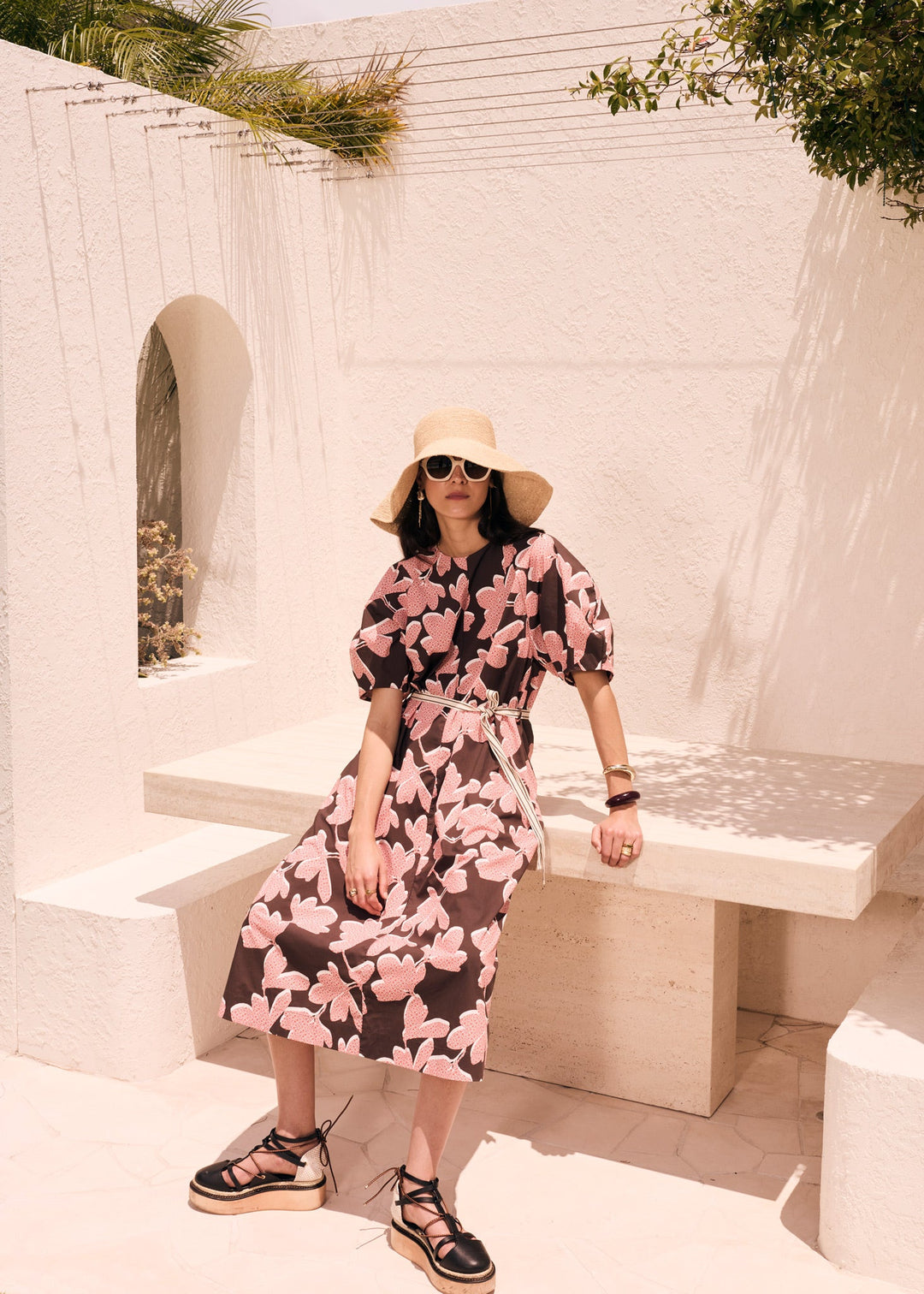 POL Clothing | Acacia Day Dress | Acacia Print