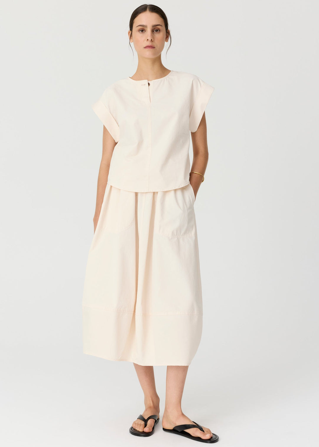 POL Clothing | Alma Top | Pebble