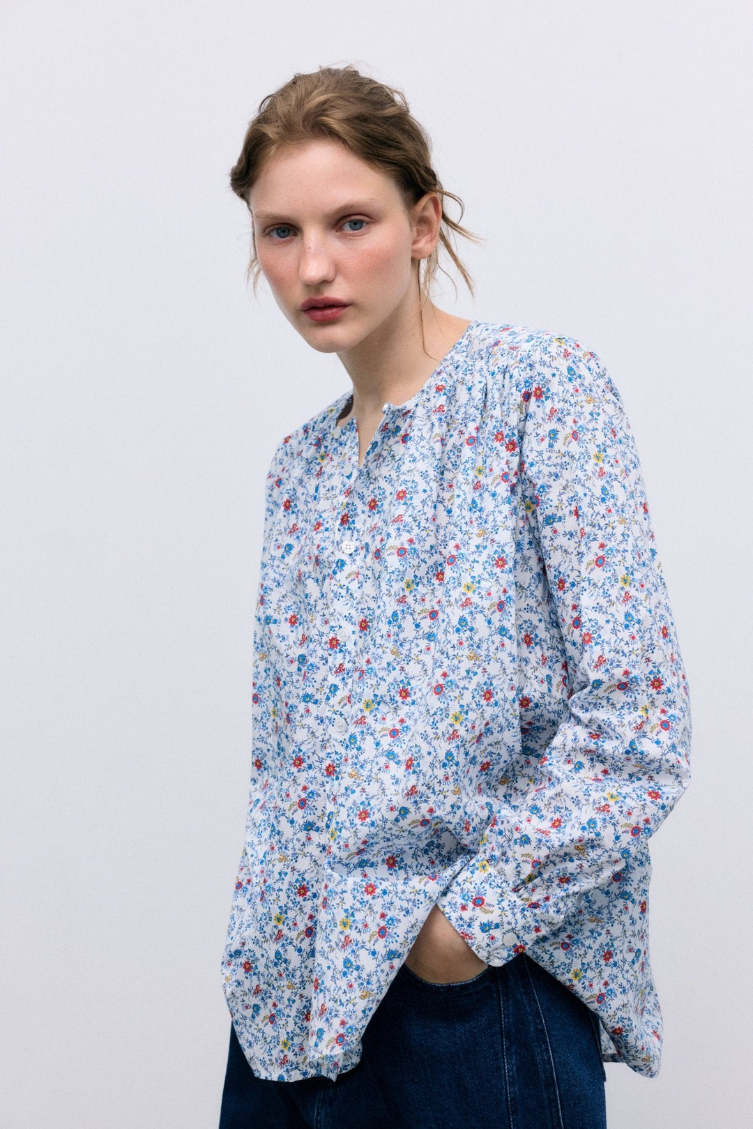 The New Society | Cloe Woman Shirt I Cloe Print