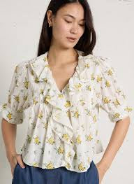 The New Society | Mimosa Woman Blouse I Mimosa Print