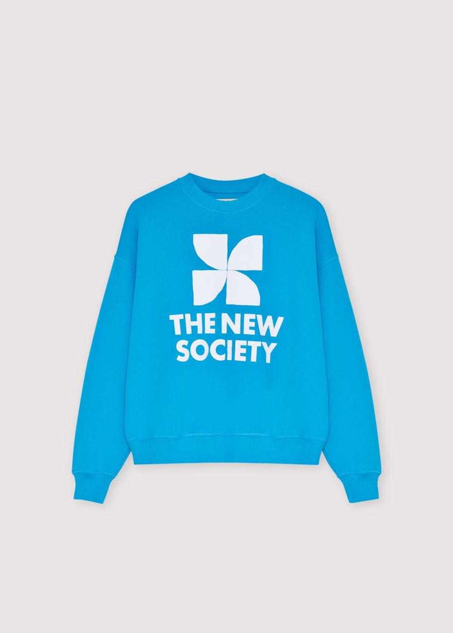 TNS Logo Woman Sweatshirt I Pool Blue