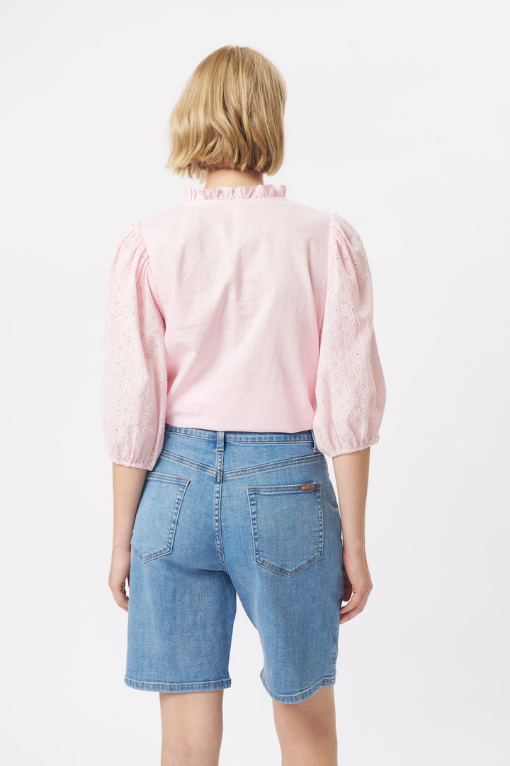 KIREINA | Bijou Short | Scallop Seam - 70s Blue