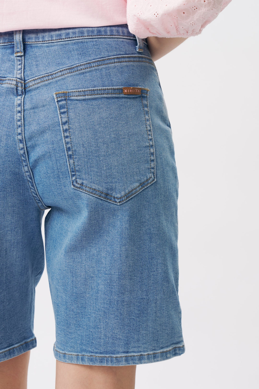 KIREINA | Bijou Short | Scallop Seam - 70s Blue