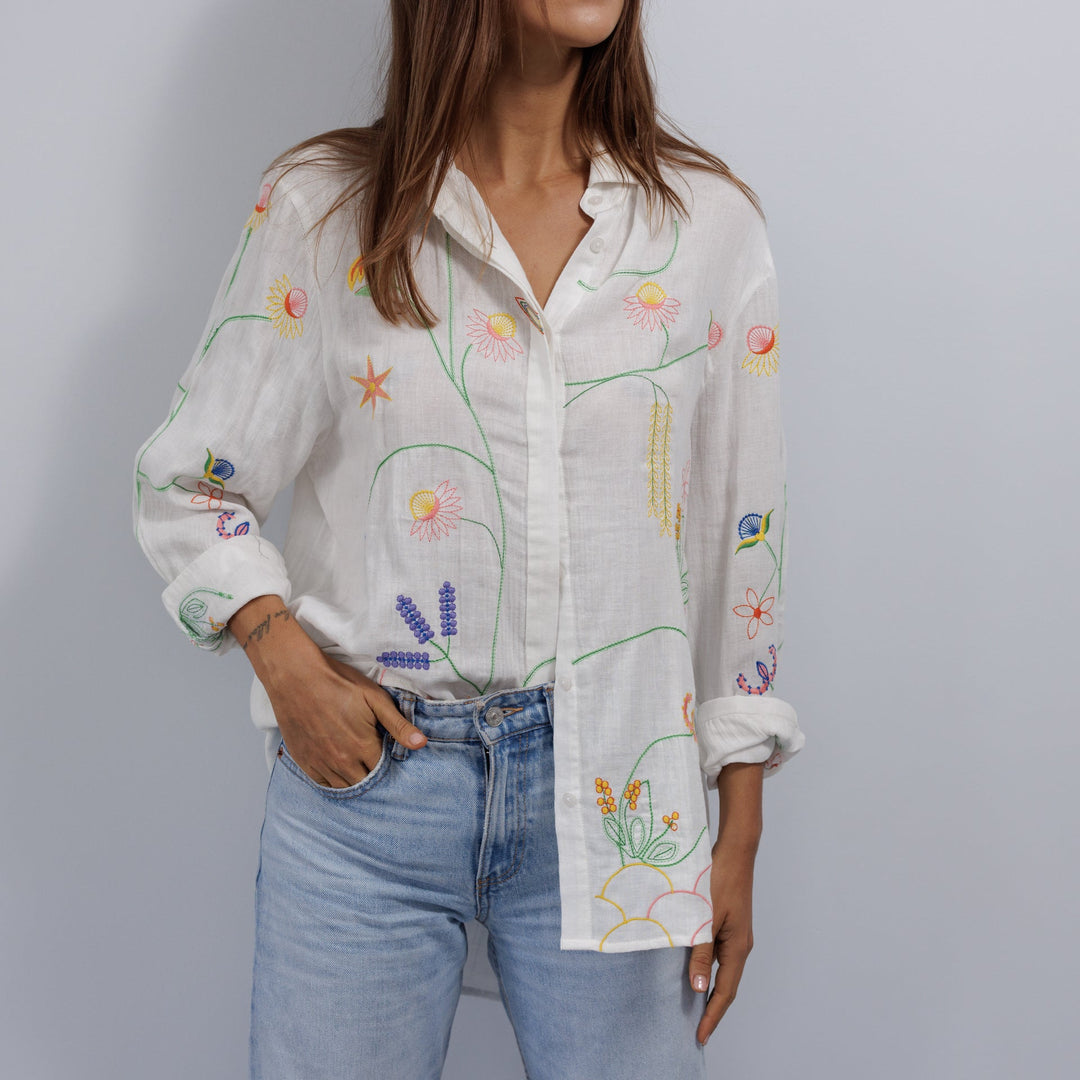 Zoda | Pure Cotton shirt - white