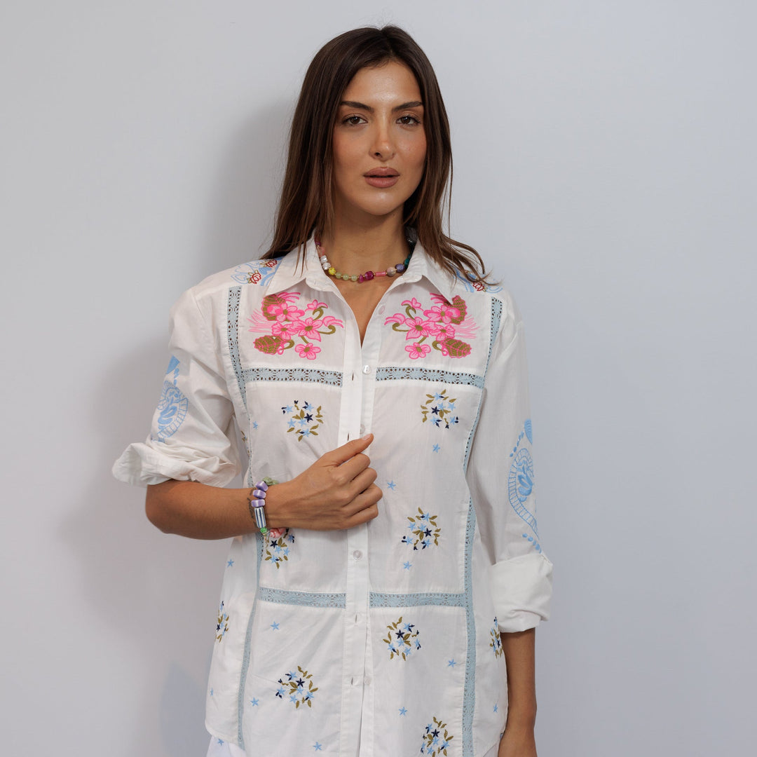 Zoda | Pure Cotton shirt - White