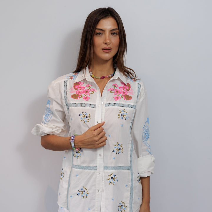 Zoda | Pure Cotton shirt - White
