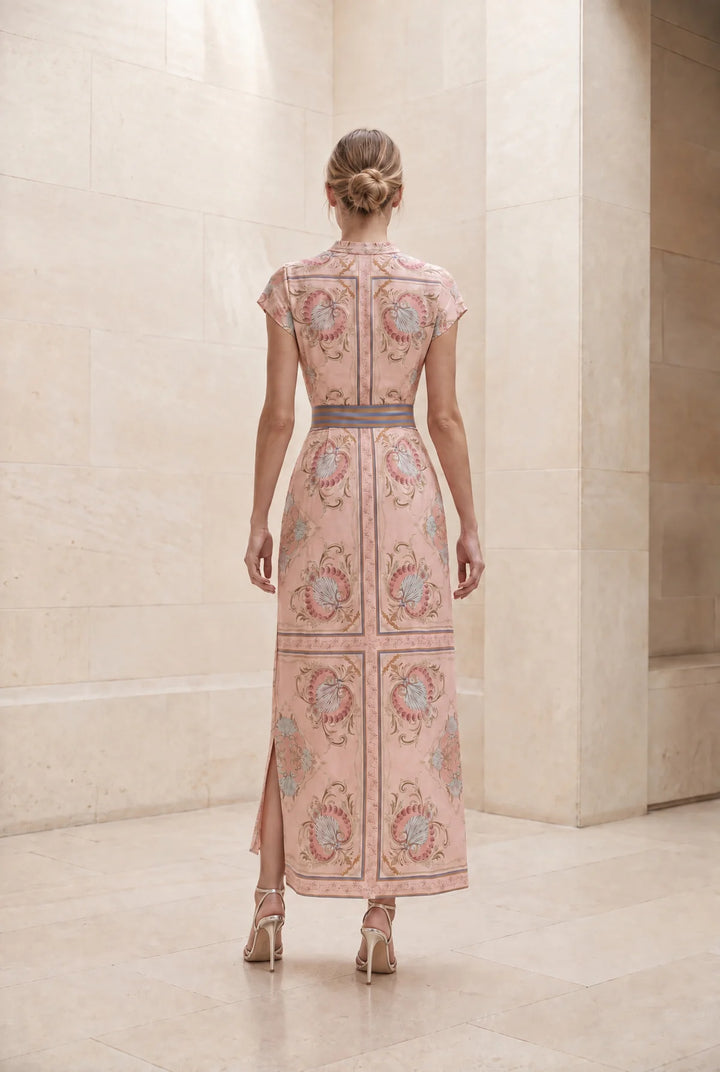 LOLA I KATE CAP MAXI DRESS I  NEPTUNE PINK