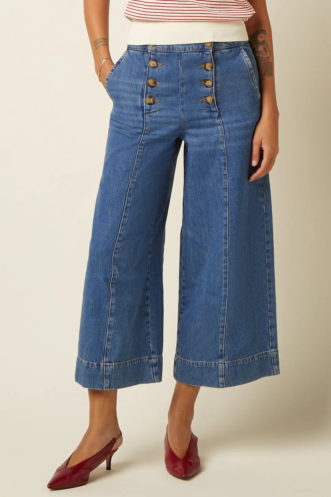 KING LOUIE I MELODY SAILOR CULOTTE I DENIM