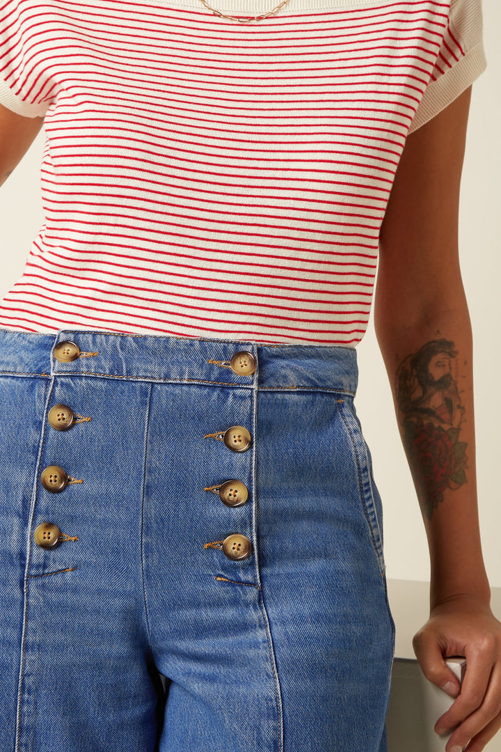 KING LOUIE I MELODY SAILOR CULOTTE I DENIM