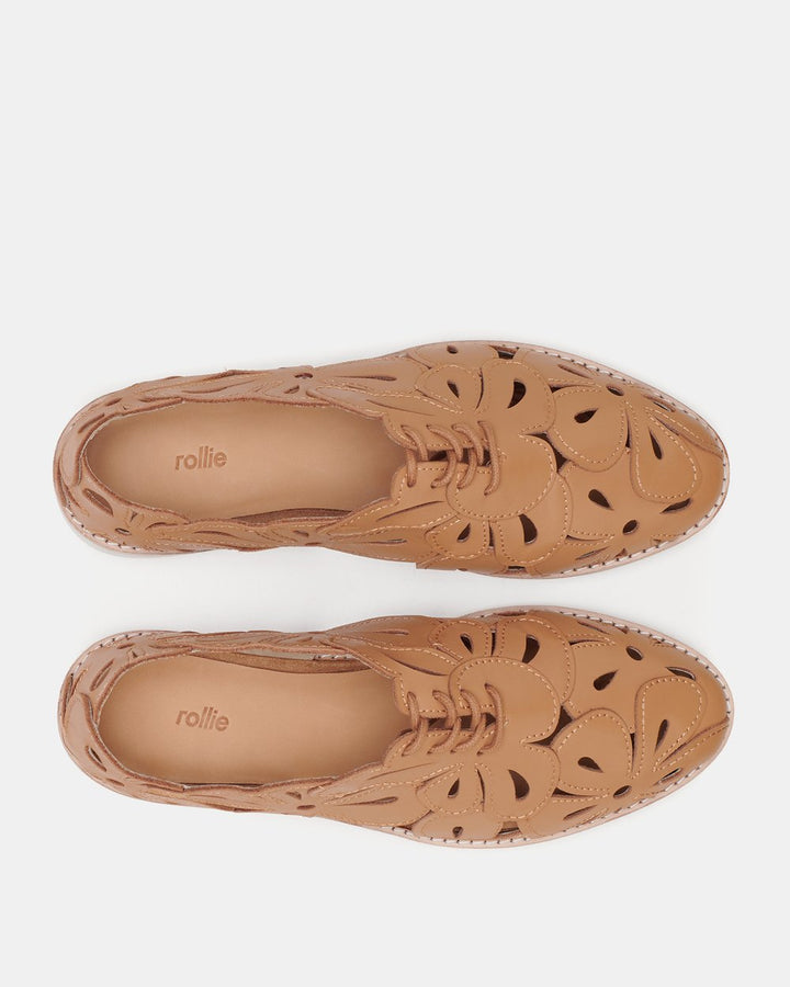 ROLLIE I SIDECUT APPLIQUE I TAN
