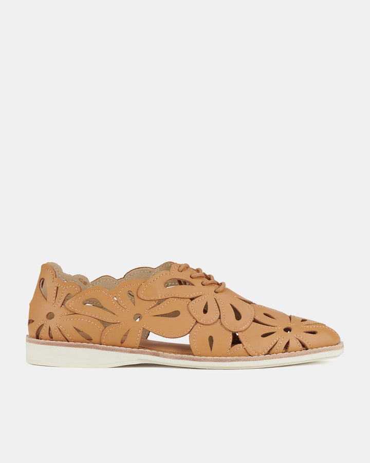 ROLLIE I SIDECUT APPLIQUE I TAN