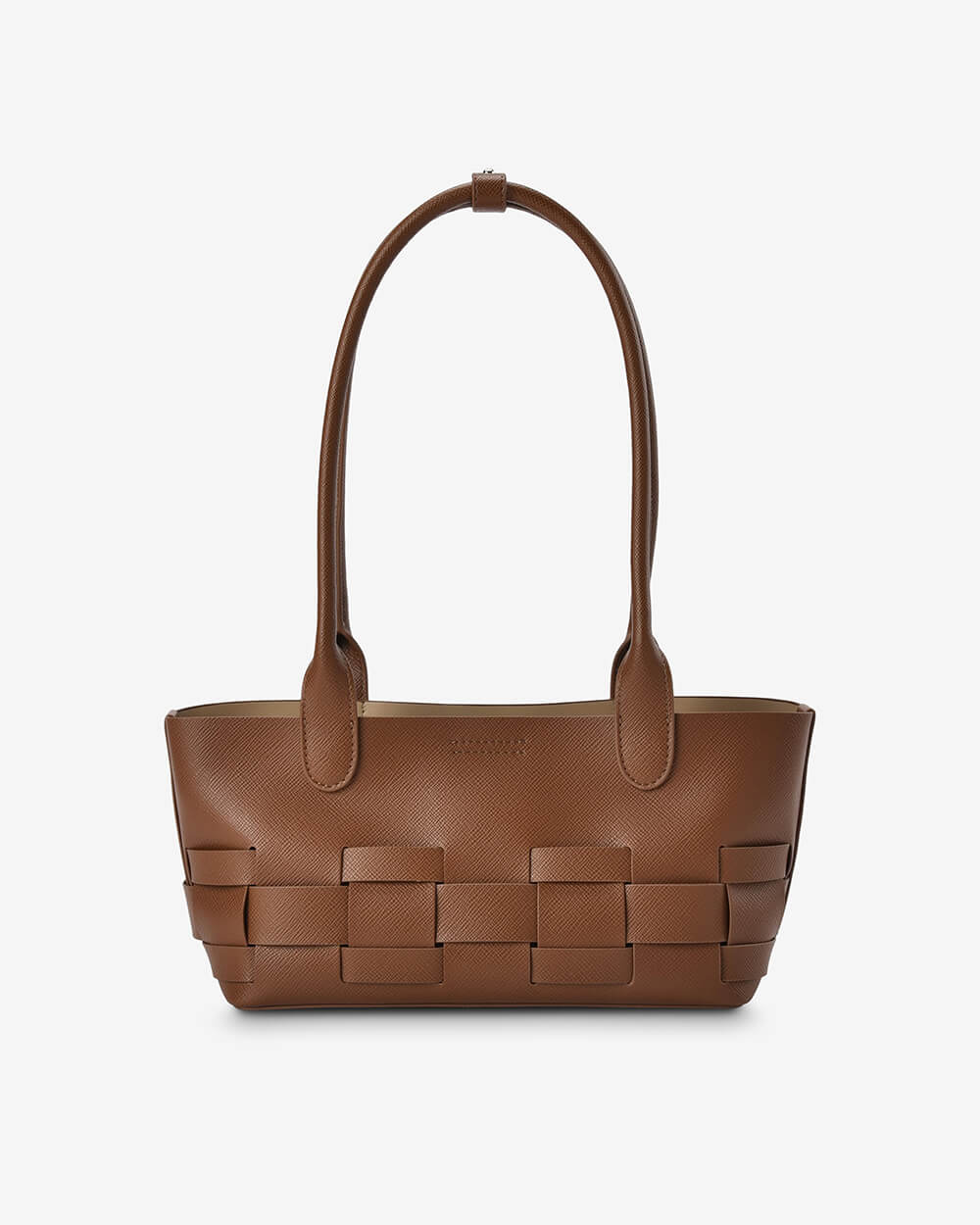 ELMS + KING I KENLEY EAST WEST BAG I TAN SAFFIANO