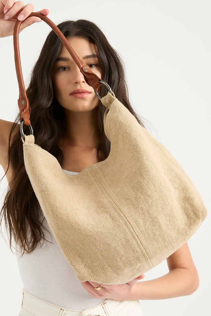 JUJU AND CO I SUNDAY JUTE SLOUCHY  I NATURAL