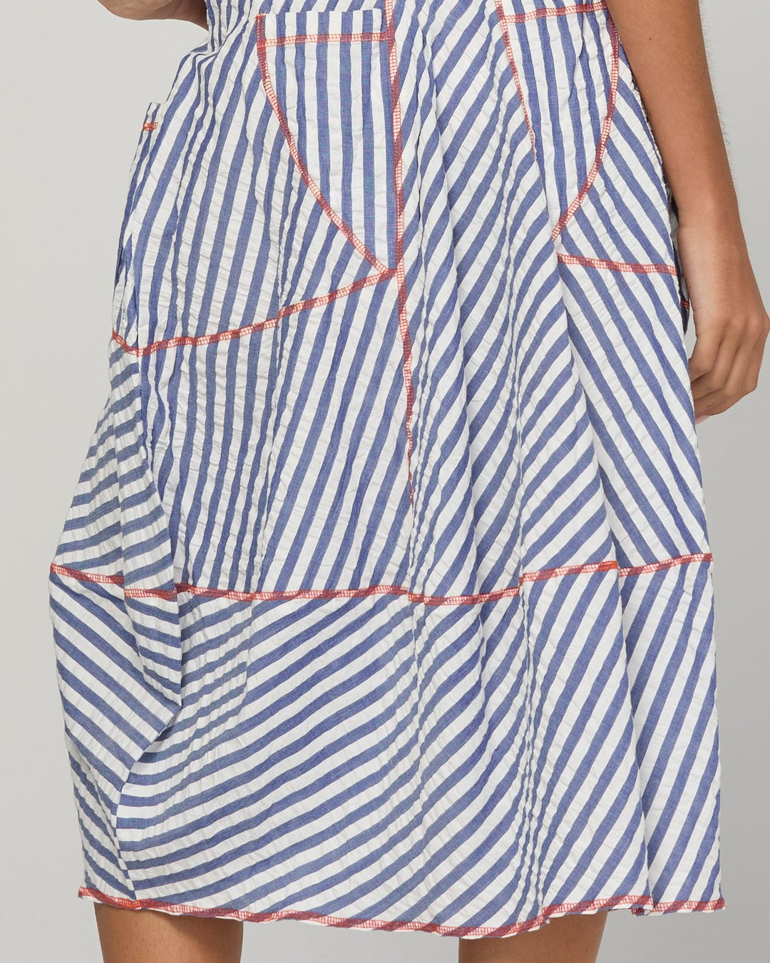 Boom Shankar | Guru Skirt - Ocean Stripe