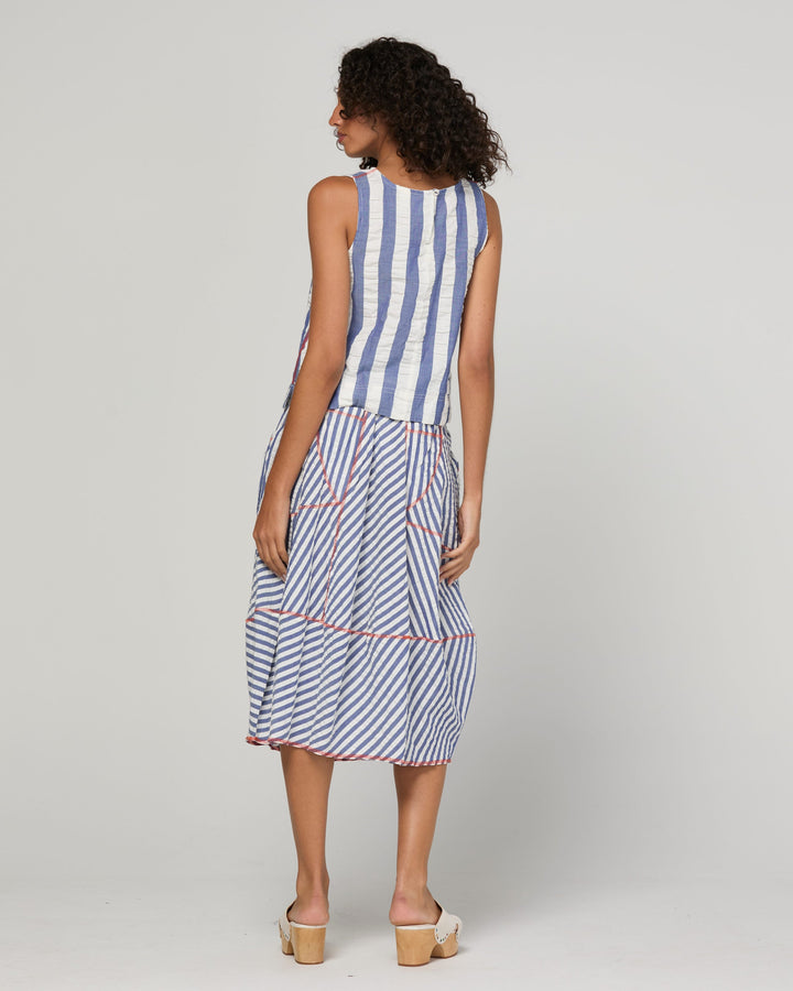 Boom Shankar | Guru Skirt - Ocean Stripe