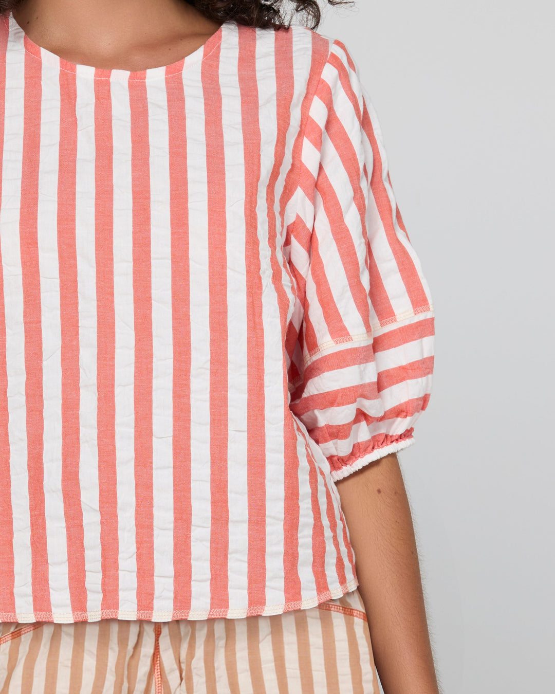 Boom Shankar | Ava Top - Watermelon Stripe