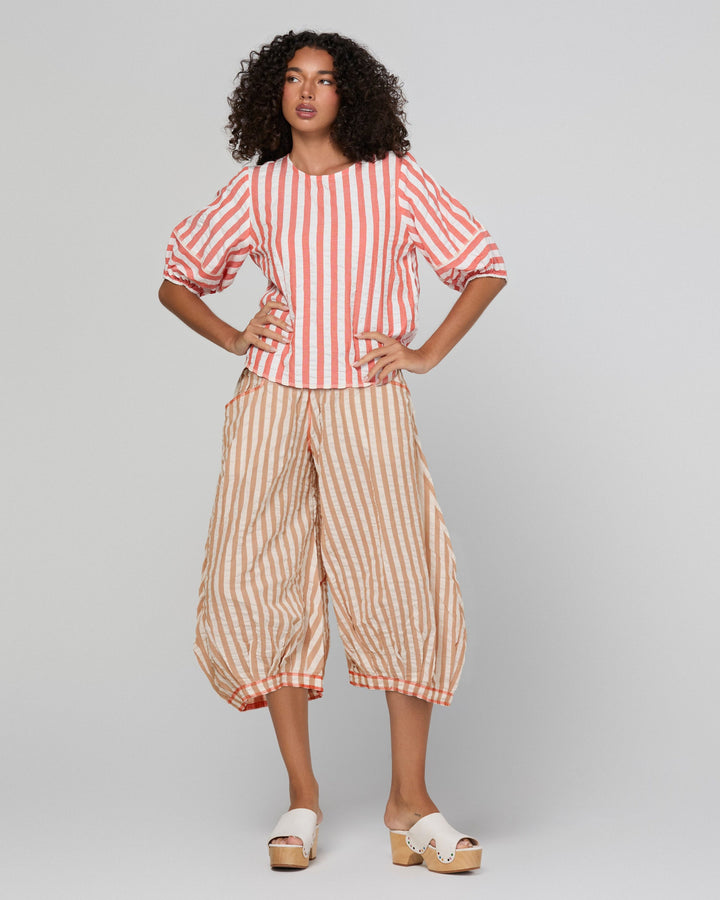 Boom Shankar | Ava Top - Watermelon Stripe