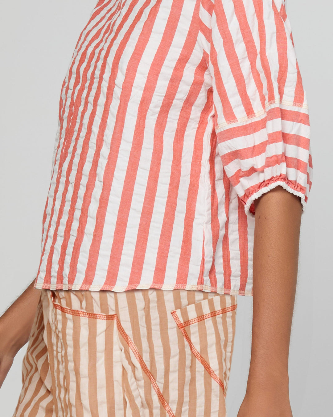 Boom Shankar | Ava Top - Watermelon Stripe