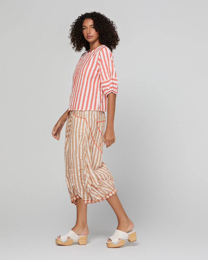 Boom Shankar | Ava Top - Watermelon Stripe