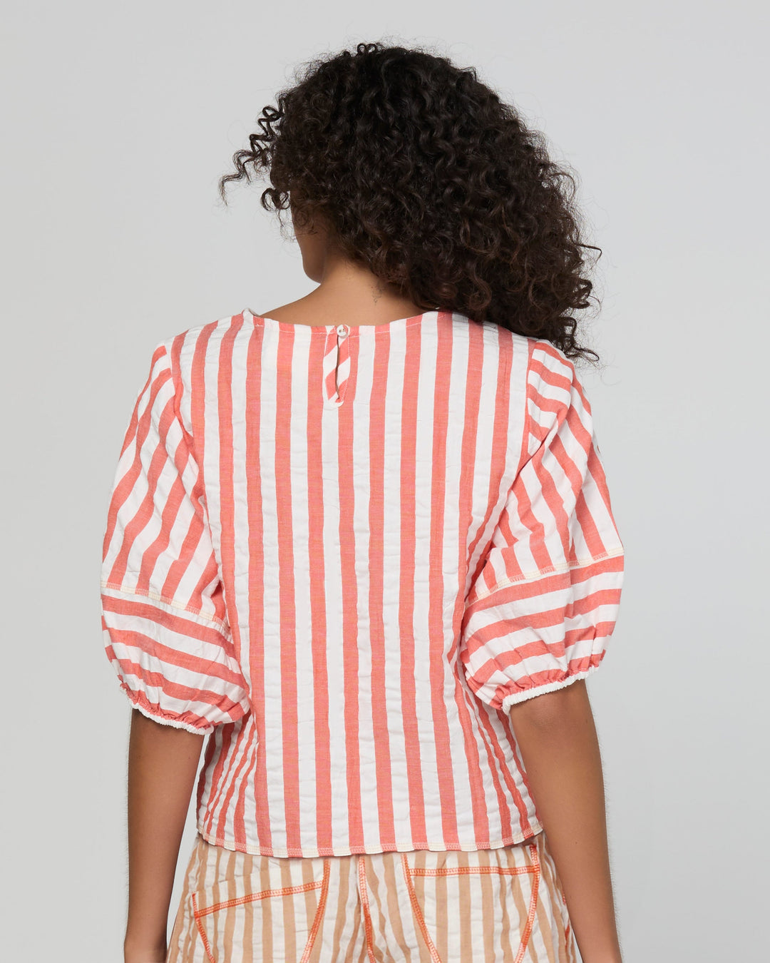 Boom Shankar | Ava Top - Watermelon Stripe