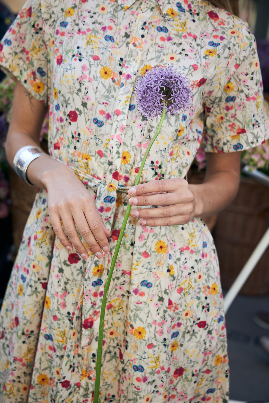 Lollys Laundry I Blake Midi Dress I 74 Flower Print