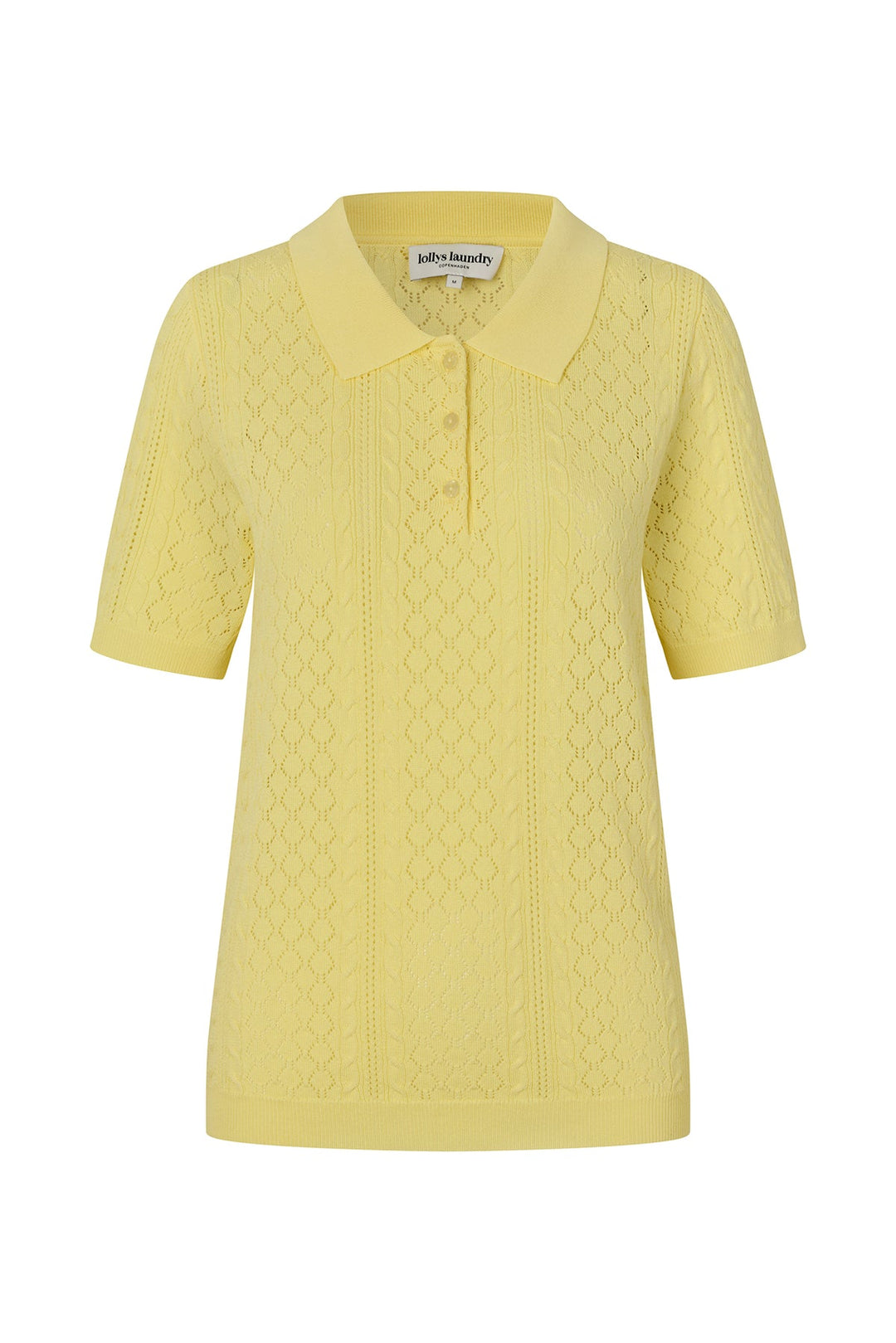 Lollys Laundry I Alaia Polo Knit I 96 Neon Yellow